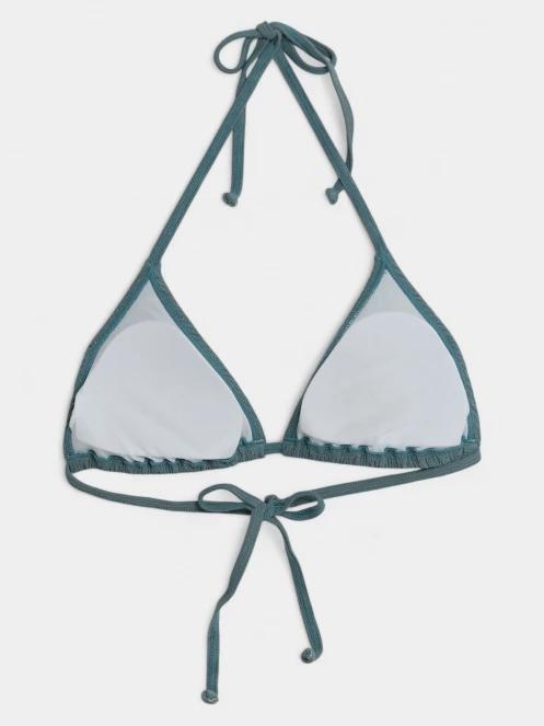 sutien bikini pt. femei Fundango Innisfil Triangle Jacquard Top verde 9