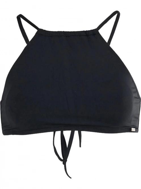 sutien bikini pt. femei Fundango Hogg High Neck Top negru 8