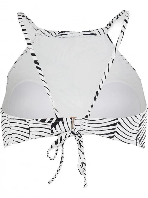 sutien bikini pt. femei Fundango Hogg High Neck Top alb 11