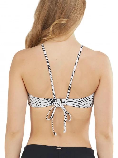 sutien bikini pt. femei Fundango Hogg High Neck Top alb 3