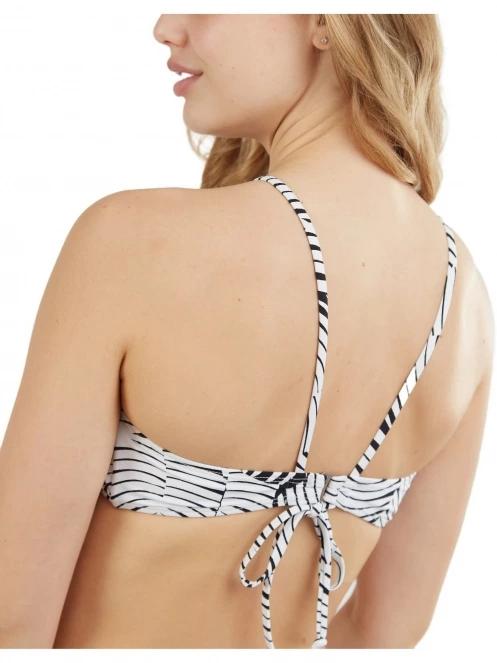sutien bikini pt. femei Fundango Hogg High Neck Top alb 8