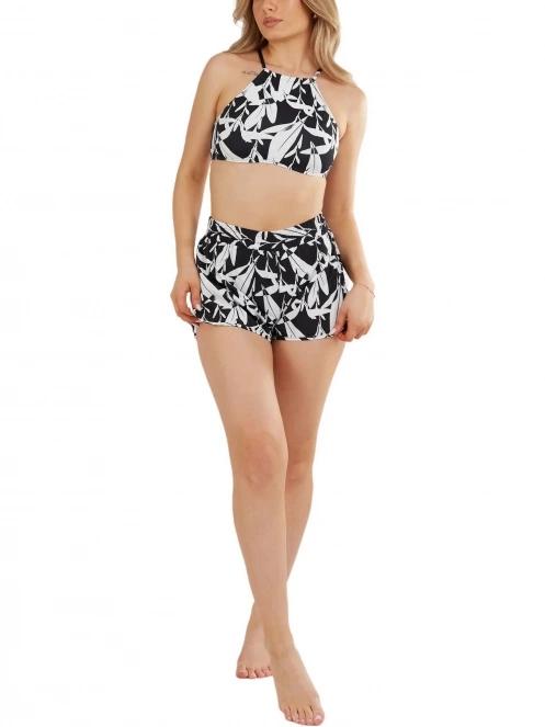 sutien bikini pt. femei Fundango Hogg High Neck Top negru 5