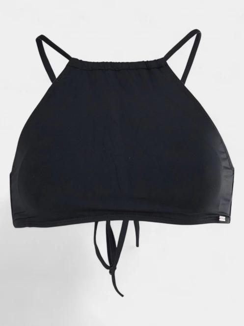 sutien bikini pt. femei Fundango Hogg High Neck Top negru 2