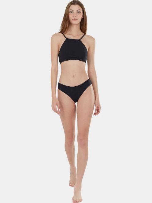 sutien bikini pt. femei Fundango Hogg High Neck Top negru 4