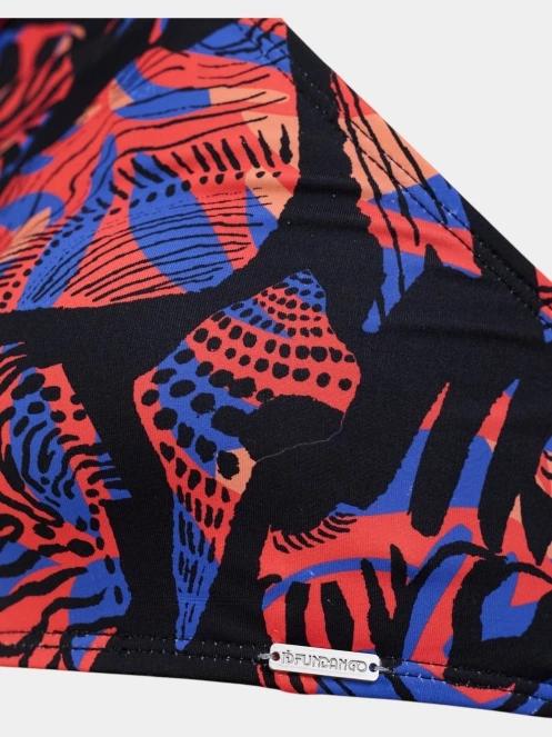 sutien bikini pt. femei Fundango Hogg High Neck Top negru 7