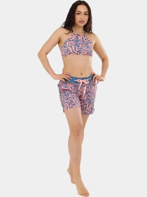 sutien bikini pt. femei Fundango Hogg High Neck Top albastru inchis 4