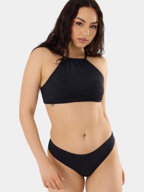 sutien bikini pt. femei Fundango Hogg High Neck Top negru 2
