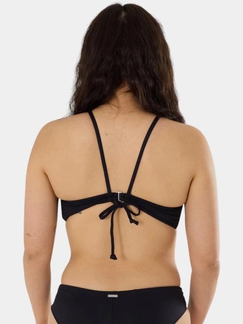 sutien bikini pt. femei Fundango Hogg High Neck Top negru 3