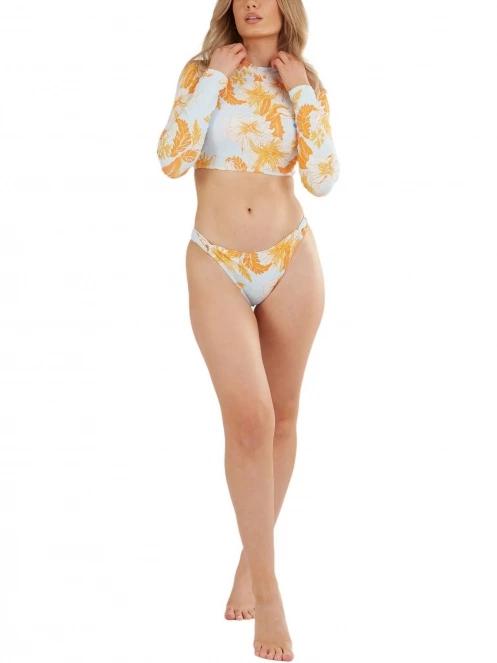 sutien bikini pt. femei Fundango Amelia Surf Top portocaliu 4
