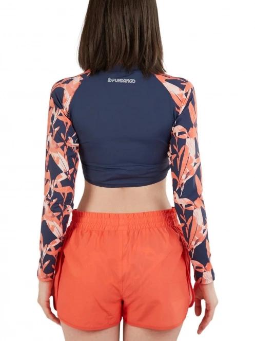 sutien bikini pt. femei Fundango Amelia Surf Top roz 3