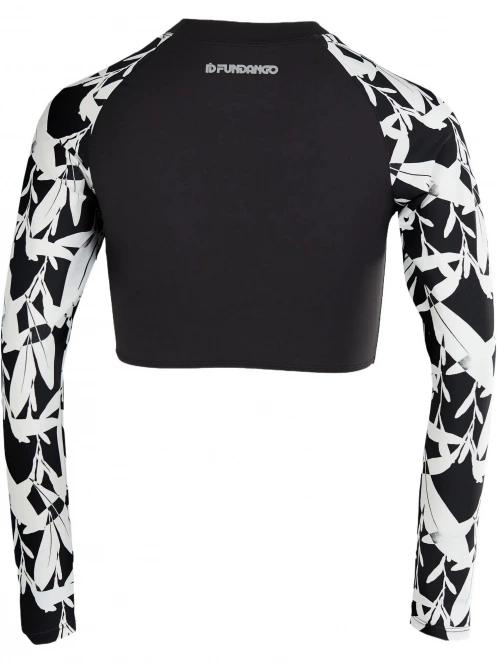 sutien bikini pt. femei Fundango Amelia Surf Top negru 9