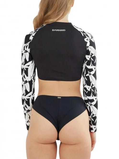 sutien bikini pt. femei Fundango Amelia Surf Top negru 3