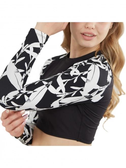 sutien bikini pt. femei Fundango Amelia Surf Top negru 6