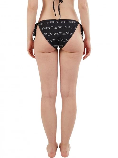 chiloti bikini pt. femei Fundango Innisfil Ties-side Bottoms negru 3