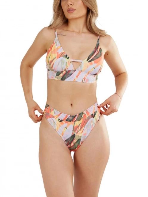 chiloti bikini pt. femei Fundango Sahara Mid Waist Full Bottoms violet 5