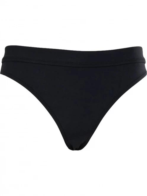 chiloti bikini pt. femei Fundango Sahara Mid Waist Full Bottoms negru 5