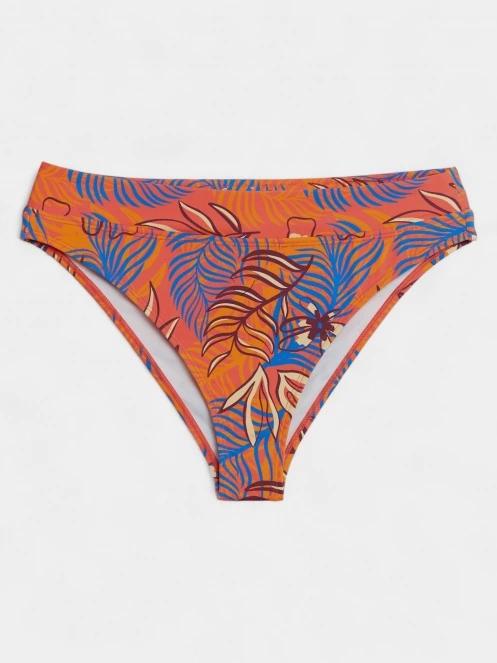 chiloti bikini pt. femei Fundango Sahara Mid Waist Full Bottom roz 7