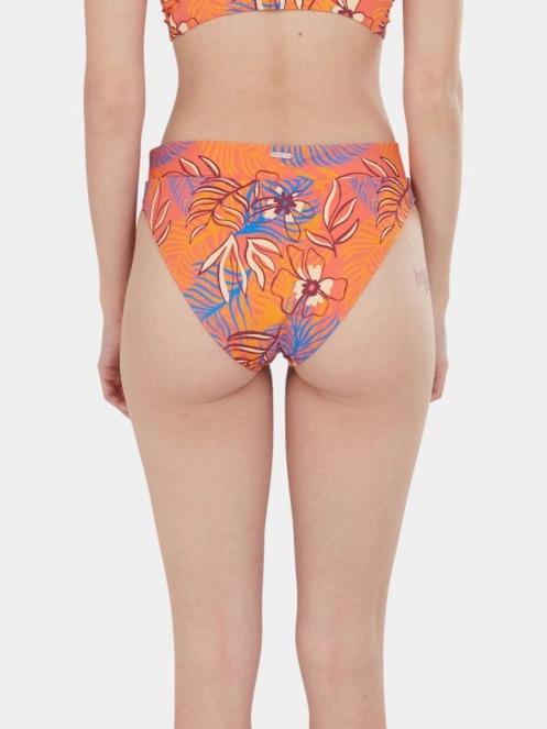 chiloti bikini pt. femei Fundango Sahara Mid Waist Full Bottom roz 3