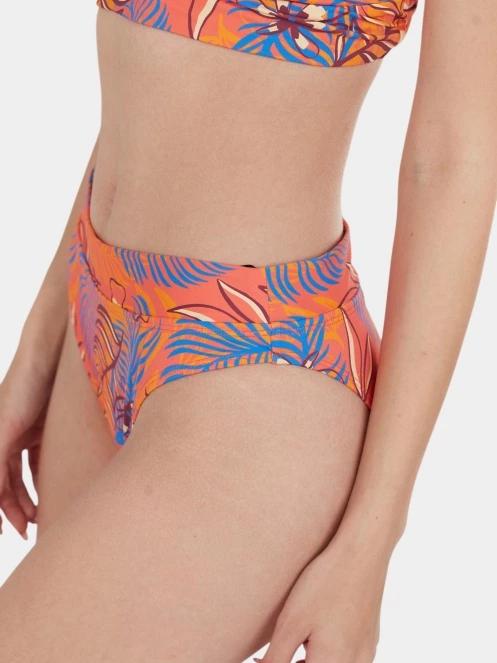 chiloti bikini pt. femei Fundango Sahara Mid Waist Full Bottom roz 5