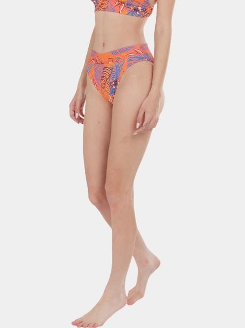 chiloti bikini pt. femei Fundango Sahara Mid Waist Full Bottom roz 6
