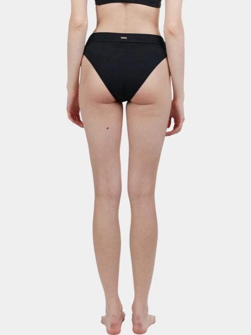 chiloti bikini pt. femei Fundango Sahara Mid Waist Full Bottom negru 3