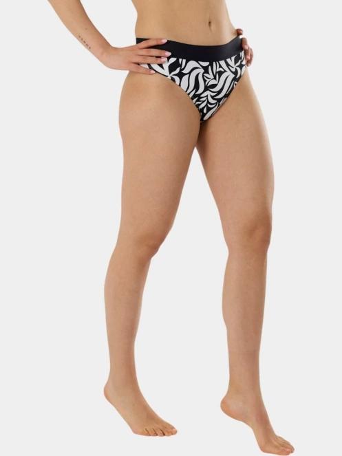 chiloti bikini pt. femei Fundango Sahara Midwaist Full Bottom negru 3