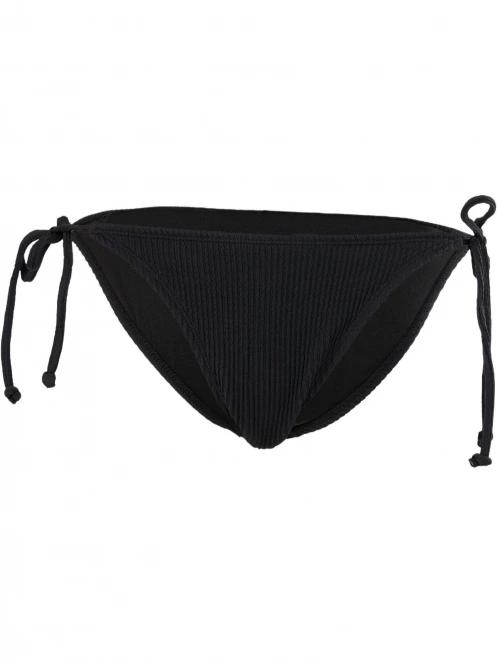chiloti bikini pt. femei Fundango Innisfil Ties-side Jacquard Bottoms negru 2