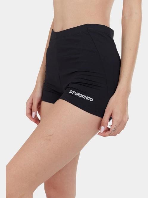 chiloti bikini pt. femei Fundango Amelia Surf Shorts negru 2
