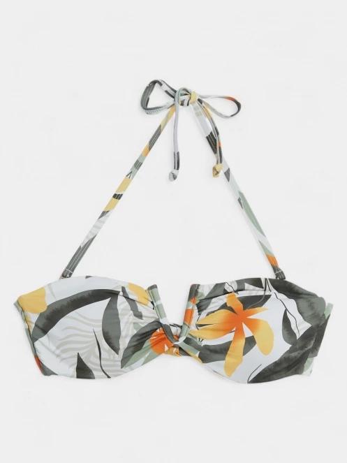 sutien bikini pt. femei Fundango Lola Bralette Top alb 8