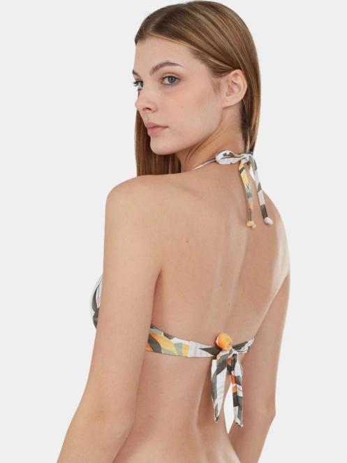 sutien bikini pt. femei Fundango Lola Bralette Top alb 6