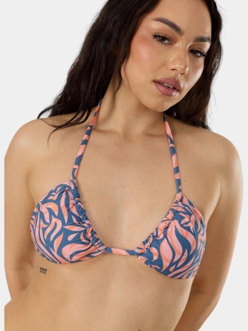 sutien bikini pt. femei Fundango Innisfil III Triangle Top albastru inchis 6