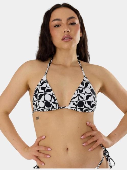 sutien bikini pt. femei Fundango Innisfil III Triangle Top negru 6