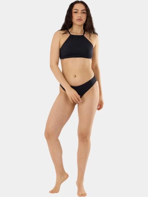 chiloti bikini pt. femei Fundango Hogg High Waisted Bottom negru 4