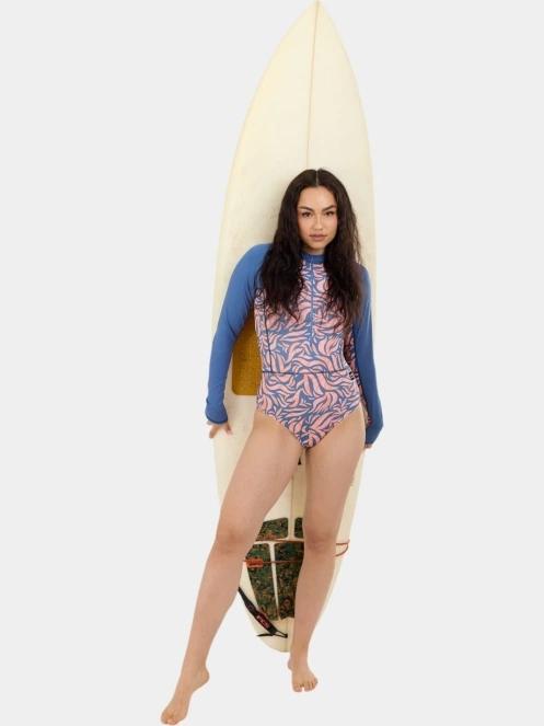 costum de baie pt. femei Fundango Dolphin Long Sleeve Suit albastru inchis 4