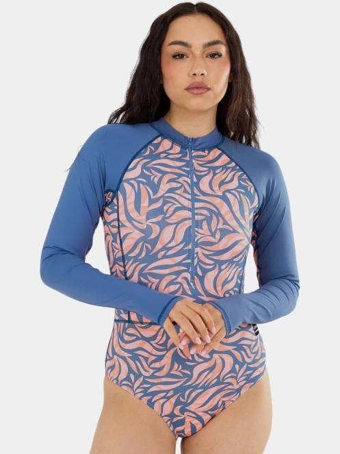 costum de baie pt. femei Fundango Dolphin Long Sleeve Suit albastru inchis 5