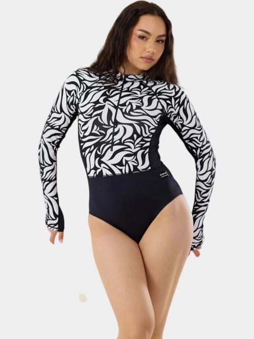 costum de baie pt. femei Fundango Dolphin Long Sleeve Suit negru 2