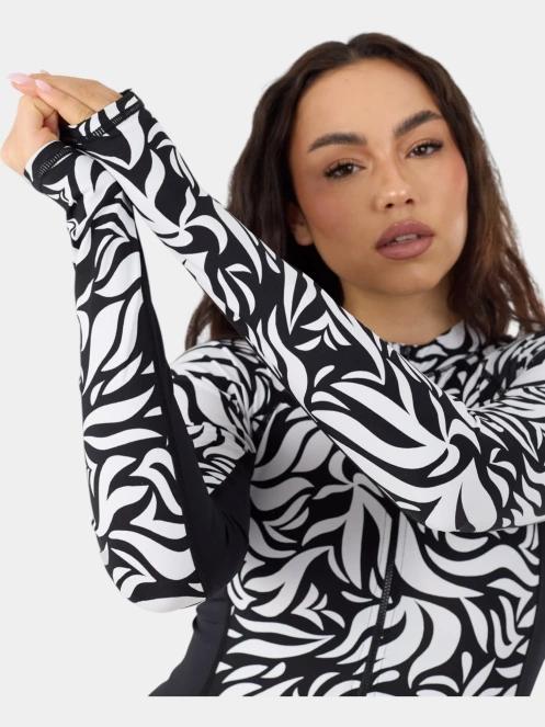 costum de baie pt. femei Fundango Dolphin Long Sleeve Suit negru 7