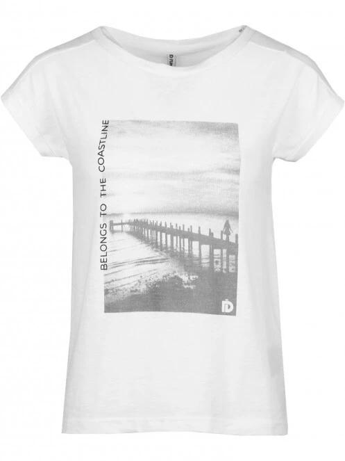 tricou cu maneci scurte pt. femei Fundango Amira T-shirt alb 6
