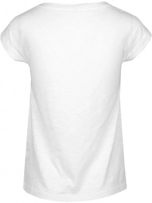 tricou cu maneci scurte pt. femei Fundango Amira T-shirt alb 7