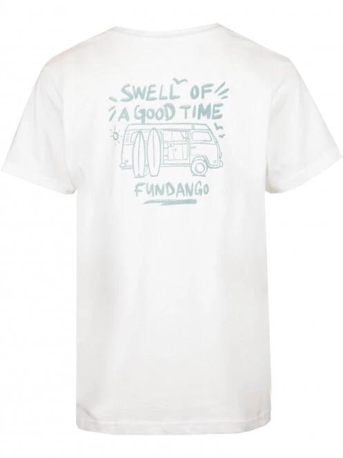 tricou cu maneci scurte pt. femei Fundango Bolton T-shirt alb 8