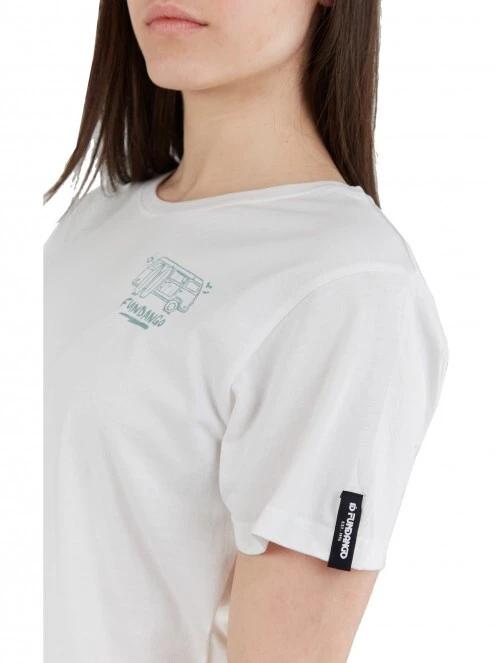 tricou cu maneci scurte pt. femei Fundango Bolton T-shirt alb 5