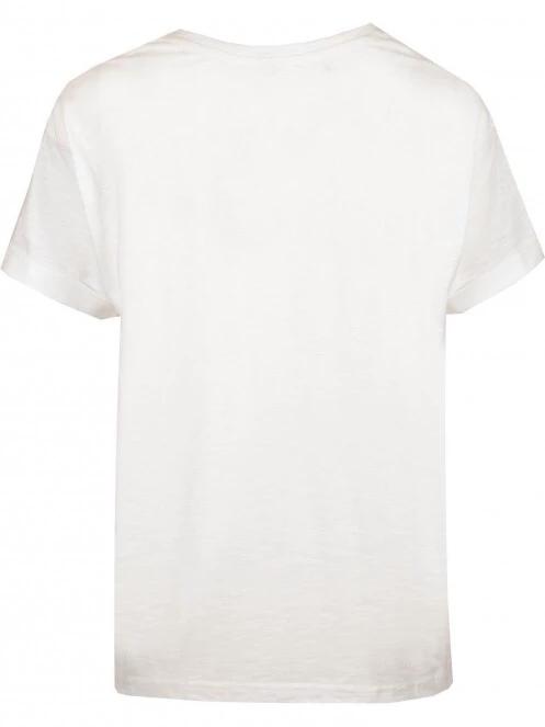 tricou cu maneci scurte pt. femei Fundango Nissa T-shirt alb 7