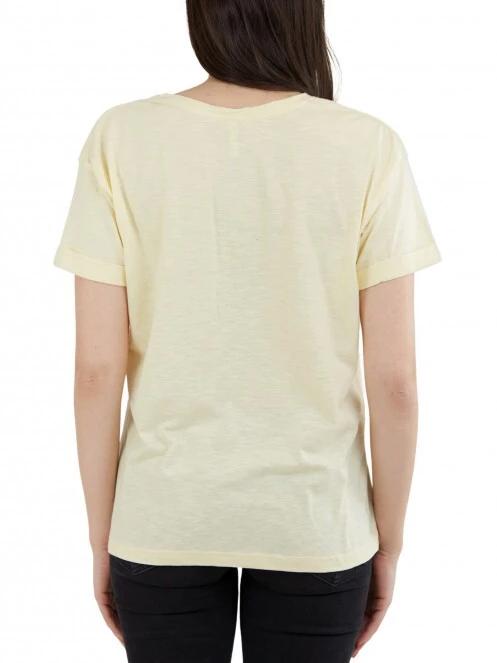 tricou cu maneci scurte pt. femei Fundango Nissa T-shirt galben 3