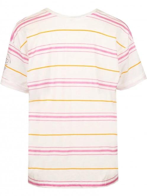 tricou cu maneci scurte pt. femei Fundango Nissa T-shirt alb 7