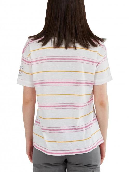 tricou cu maneci scurte pt. femei Fundango Nissa T-shirt alb 3
