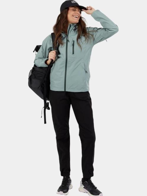 haine de ploaie pt. femei Fundango Piora Waterproof Jacket verde 5