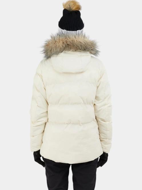 geaca de schi pt. femei Fundango Elyra Fur Padded Jacket alb 4