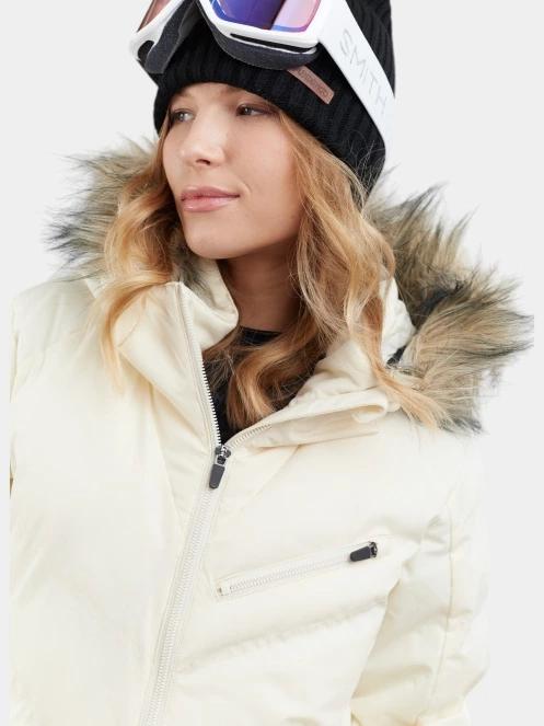 geaca de schi pt. femei Fundango Elyra Fur Padded Jacket alb 9