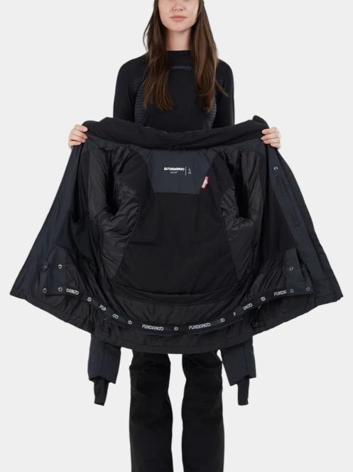 geaca de schi matlasata pt. femei Fundango Elyra Fur Padded Jacket negru 5