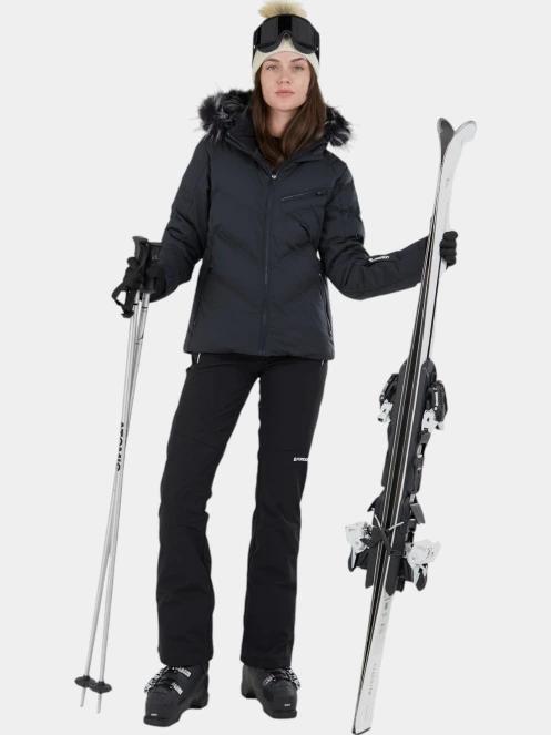 geaca de schi pt. femei Fundango Elyra Fur Padded Jacket negru 4